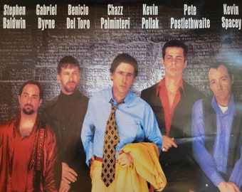 The Usual Suspects - original, one-sheet, double-sided film poster, Polygraph Filmed Entertainment