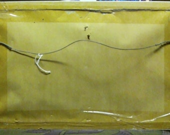 池 - シルクに水彩画、作者不明 - Etsy 日本