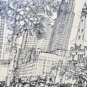 Chicago&#39;s Water Tower - signed, limited edition serigraph