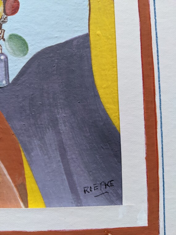 80年代の少女 - 紙に水彩画、ロープケ - Etsy 日本
