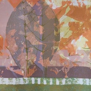 Winter Leaves II - serigrafía firmada de edición limitada, ejimieson