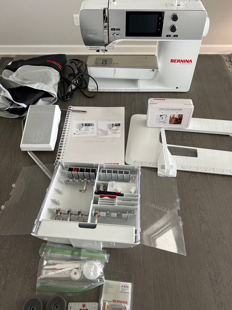 Bernina B 570QE Sewing Quilting With Dual Feed and Stitch Etsy