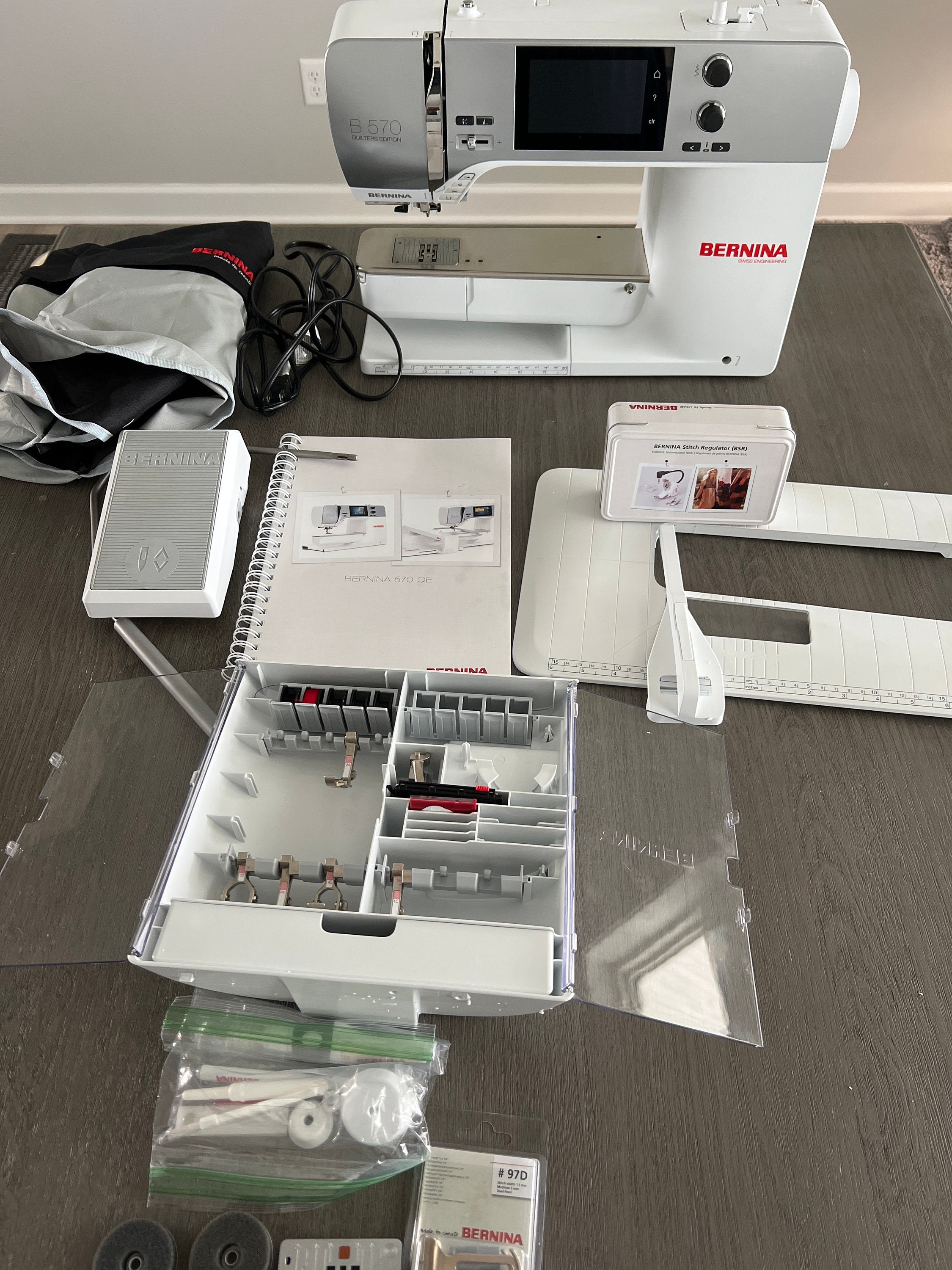 Bernina B 570QE Sewing Quilting With Dual Feed and Stitch Etsy