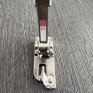 Bernina #61 ZigZag / Decorative Stitch Hemmer Foot 2mm