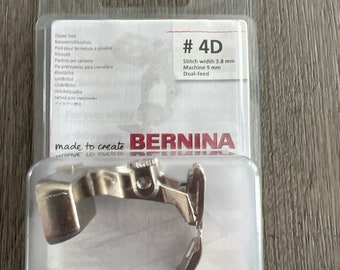 Bernina #4D Zipper Foot for Dual Feed Machines