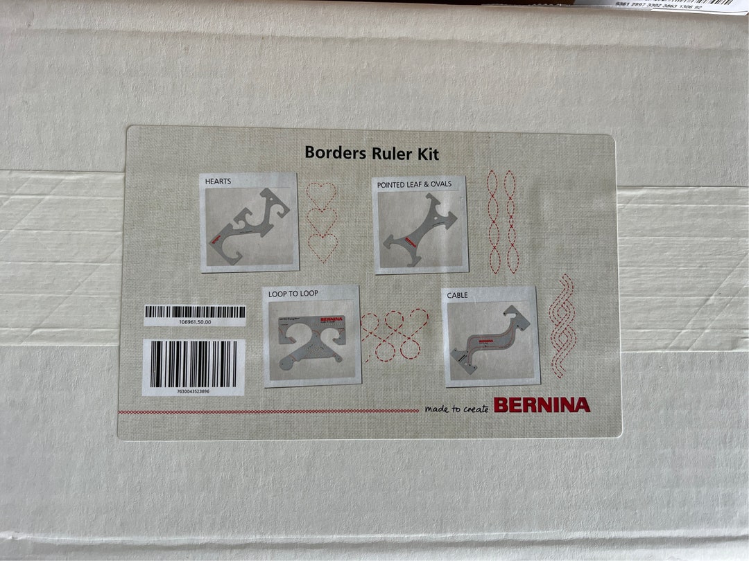 Bernina Borders Ruler Kit Set - Etsy