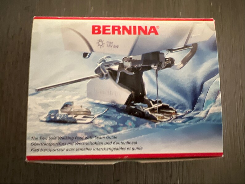 Bernina Two Sole Walking Foot With Seam Guides Etsy