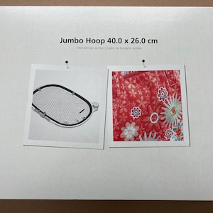 Bernina Jumbo Hoop 15.75 x 10.25 Inches for Embroidery