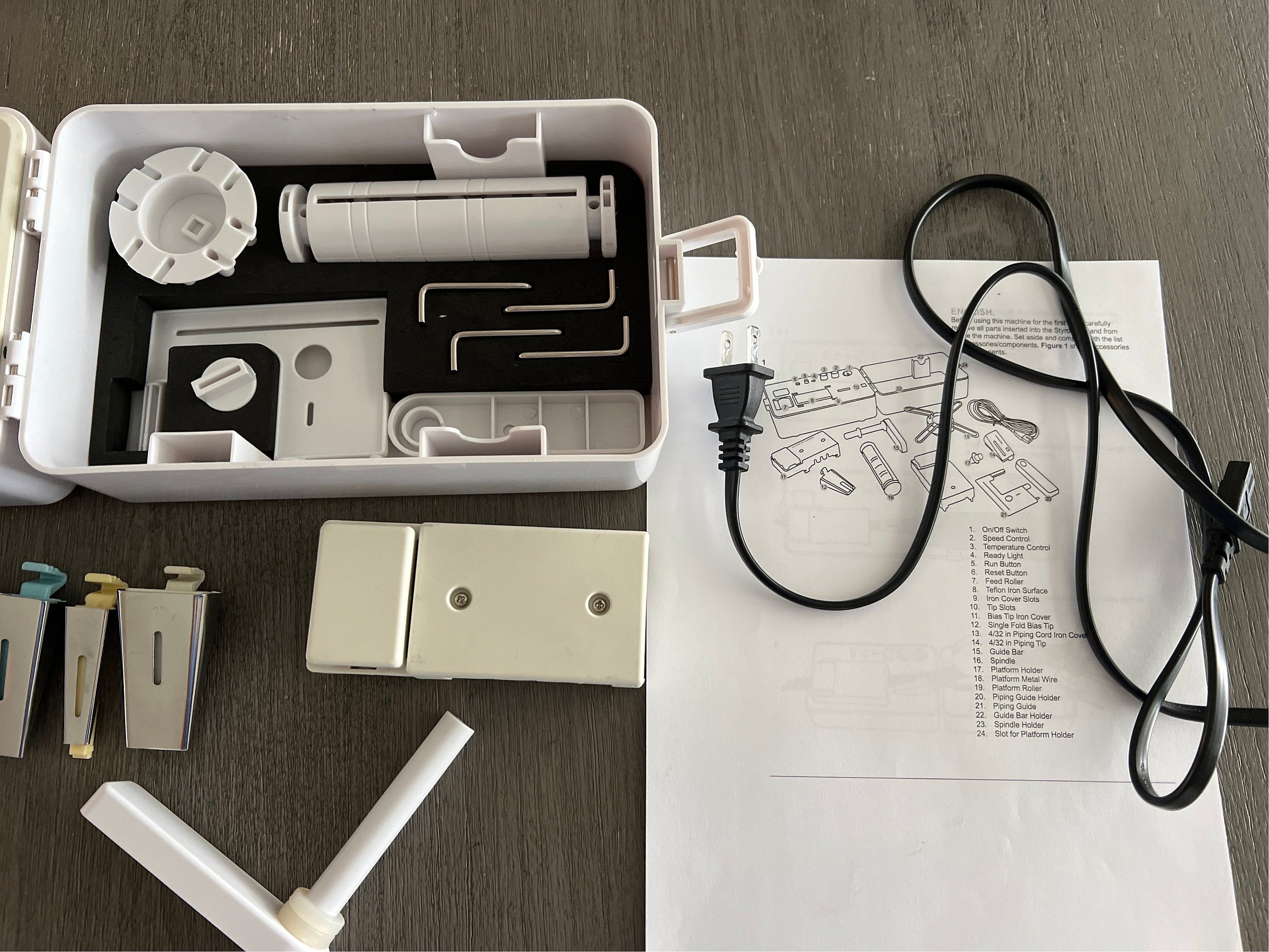 Simplicity Bias Tape / Piping Maker Machine With 5 Tips Etsy