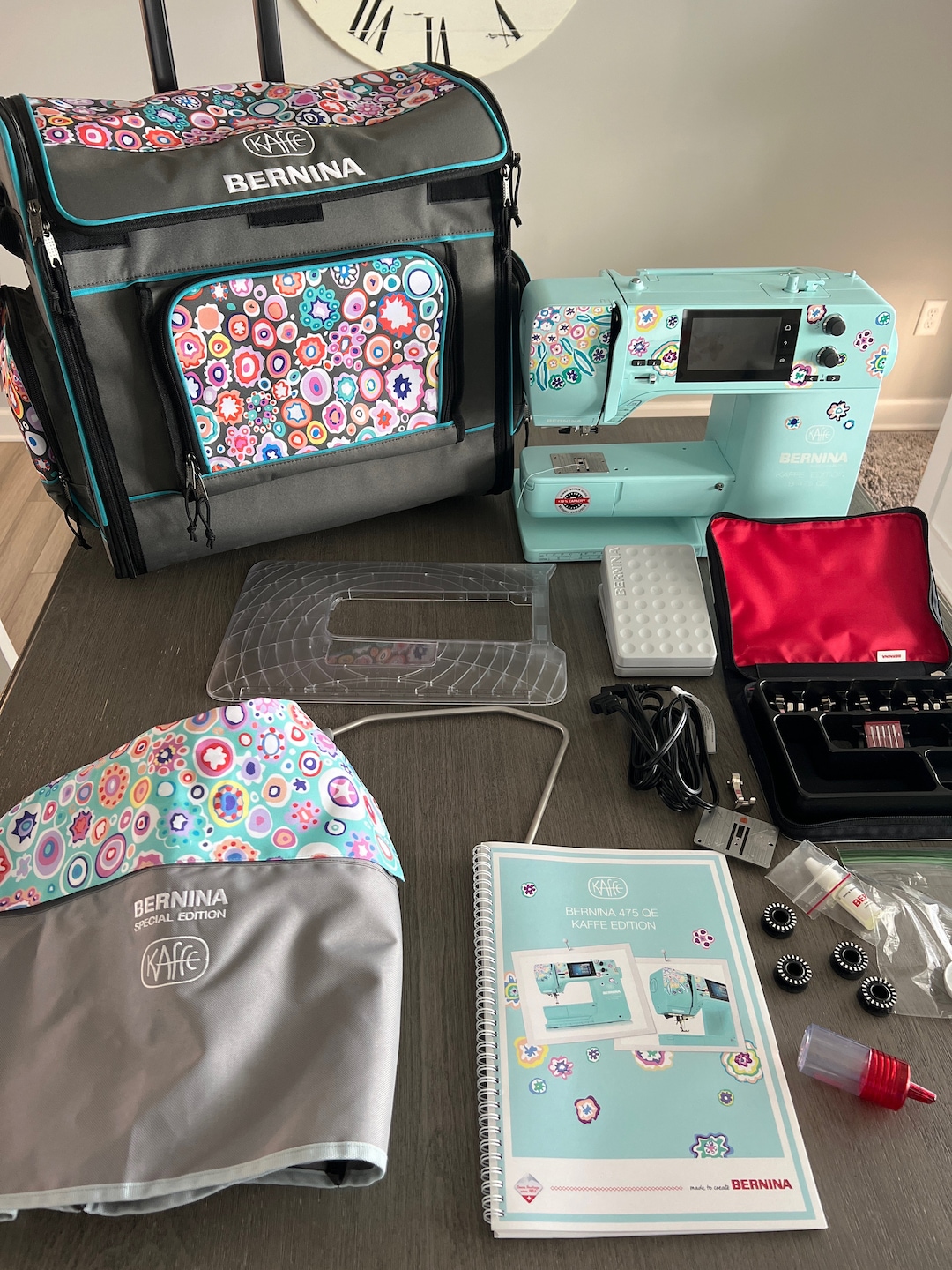 Bernina B 475 QE Special Edition Kaffe Sewing and Quilting Machine With