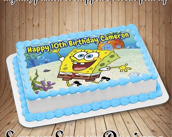 Spongebob Edible Etsy