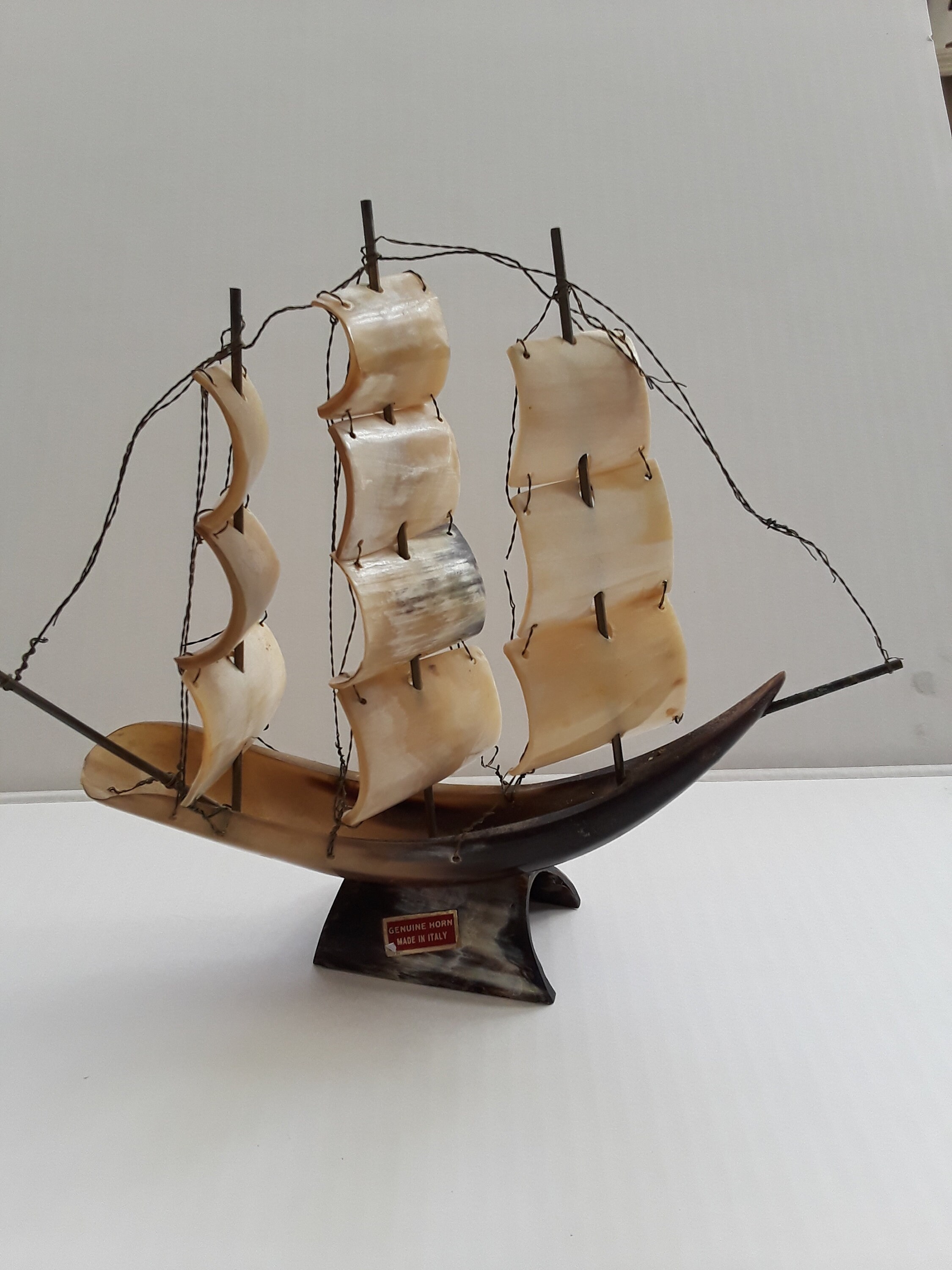 Bull Horn Sailing Boat Etsy