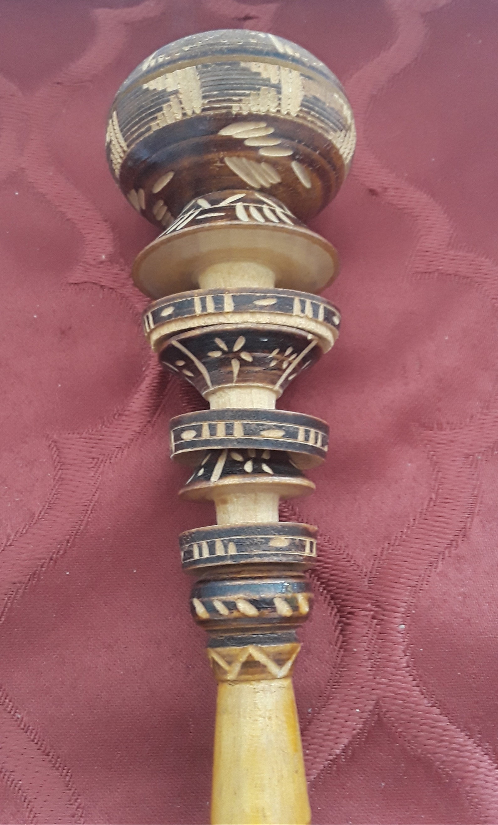 Hand Carved Mexican Dancing Rattle Etsy