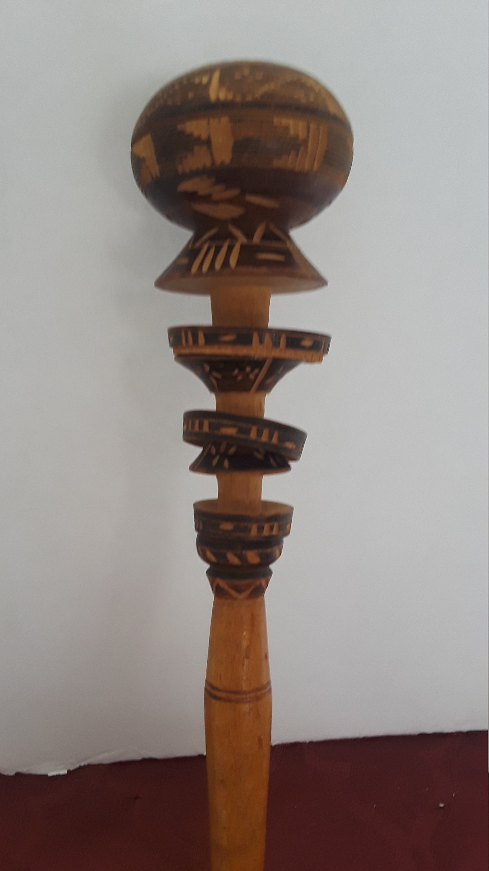 Hand Carved Mexican Dancing Rattle Etsy