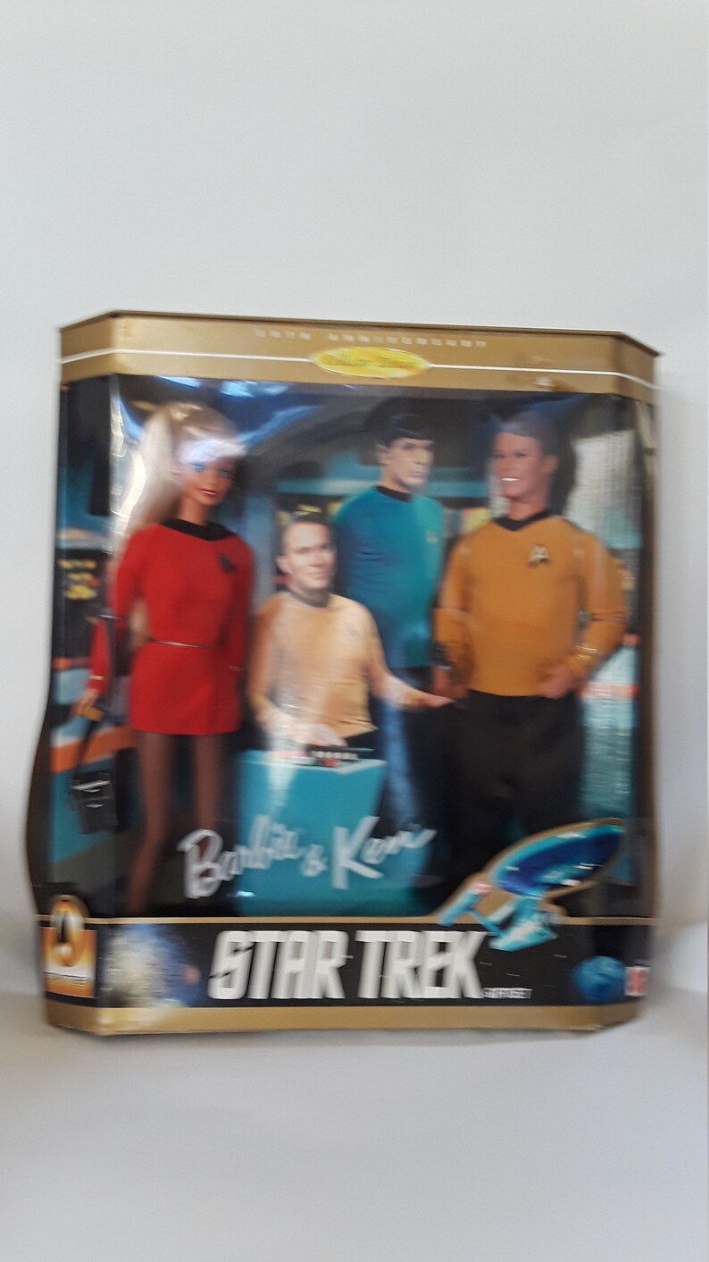 barbie & ken star trek gift set