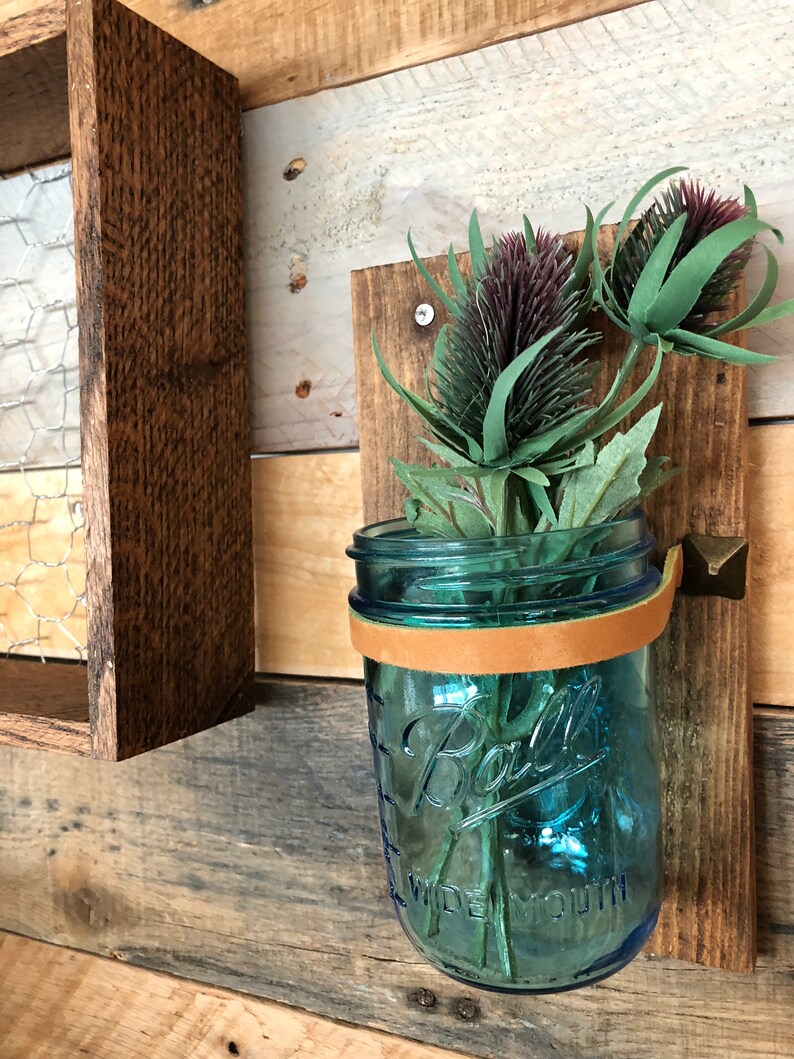 Ball Jar Wall Planter Etsy