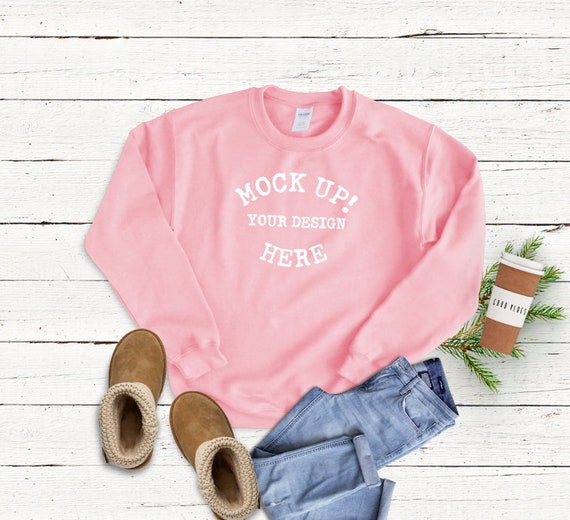 Gildan SweaT-Shirt Mockup 18000 Light Pinkstyled Unisex SweaT-Shirt Mockup Gildan SweaT-Shirt Mockup 18000 Light Pinkstyled Unisex SweaT-Shirt Mockup