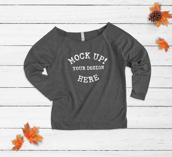 Next Level Raglan Mockup 6951 Dark Grey Basic Styled