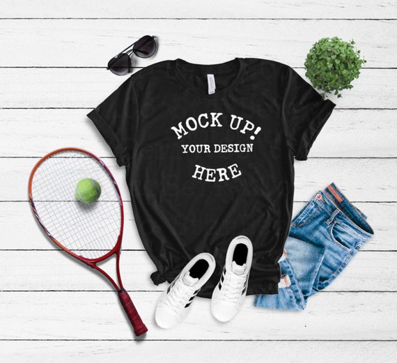 3001 Black Tee Tennis Mom Tee Bella Canvas Unisex 3001 Black Tee Tennis Mom Tee Bella Canvas Unisex