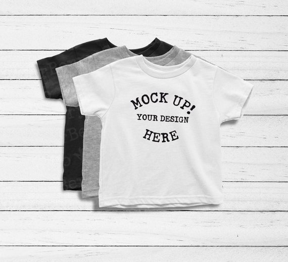 Rabbit Skins 3401infant Tee Shirt Mockups Mock Up Heather