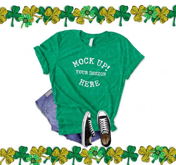 3001 Heather Kelly Bella Canvas St Patrick Day Styled T Etsy