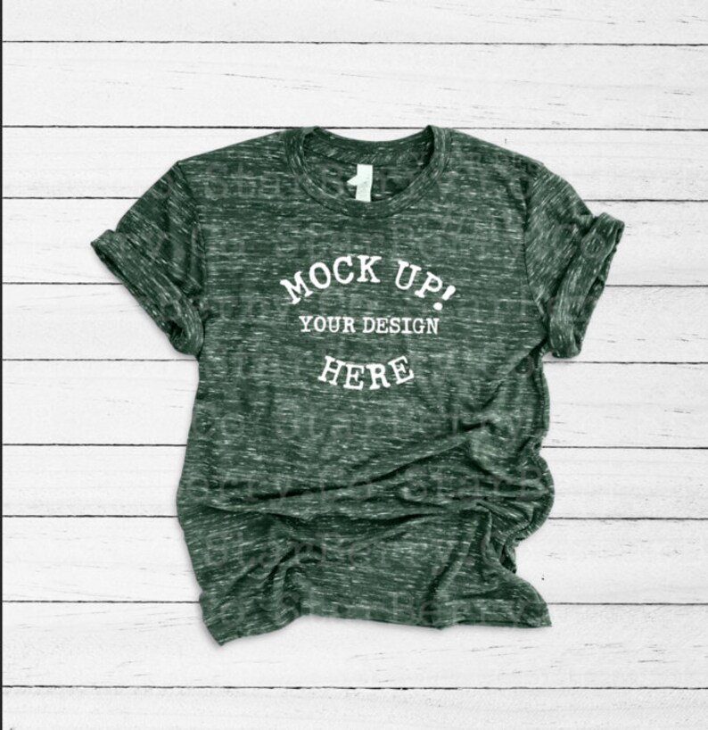 Download Bella Canvas 3650 Navy Marble blank T Shirt Mock-Up T ...