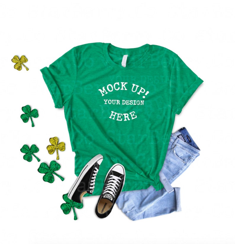 Download 3001 Heather Kelly Bella Canvas St patrick day Styled T ...