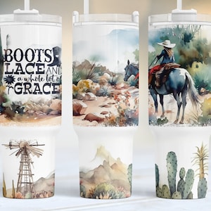 Boots lace western 40oz Quencher Tumbler Wrap, cow girl tumbler png, Seamless PNG Tumbler Design, Sublimation Designs Downloads, rodeo