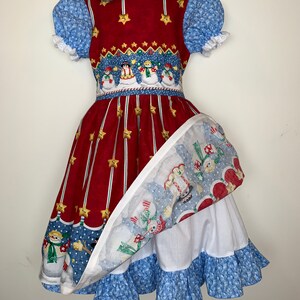 daisy kingdom christmas dress DAISY KINGDOM CHRISTMAS DRESS FOR GIRL & 18" DOLL