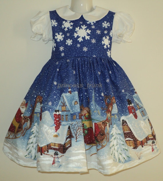 NEW Handmade Daisy Kingdom Twas the Night Christmas Dress Deluxe Custom  Size - Etsy UK
