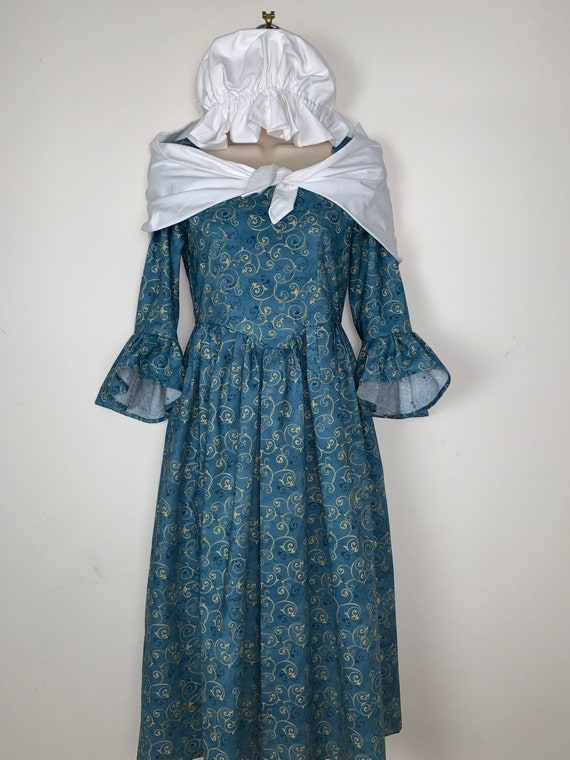 NEW Handmade Historical Play Colonial Village Pioneer Woman 3pc Costume  Dress Set Custom Size 