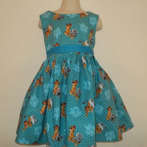 NEW Handmade Disney Lion King Simba Blue Dress Custom Size