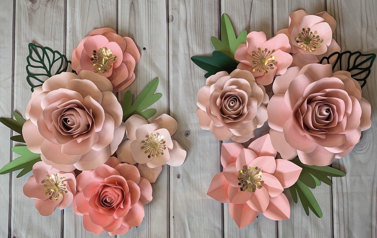 Paper Flowers for Nursery Wall Decor baby Shower Decor paper Etsy