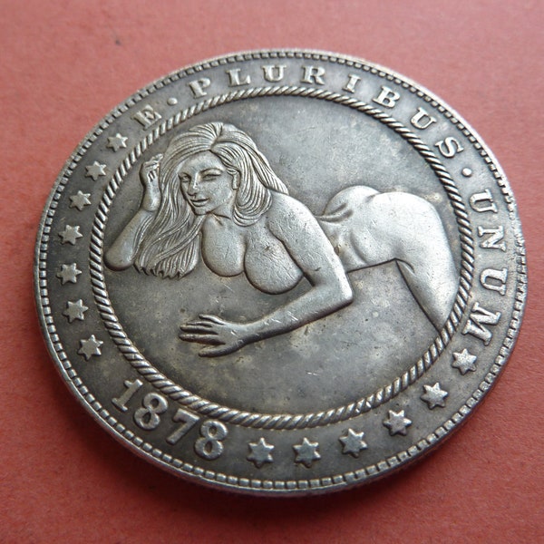 Hobo Dollar Fantasy Coin Sexy Girl (Mature Content)