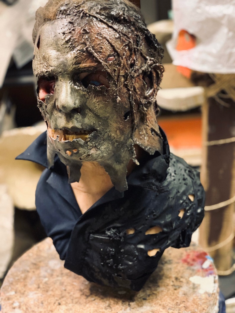 Halloween Kills bust with removable mask Etsy