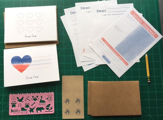 kids letter writing set