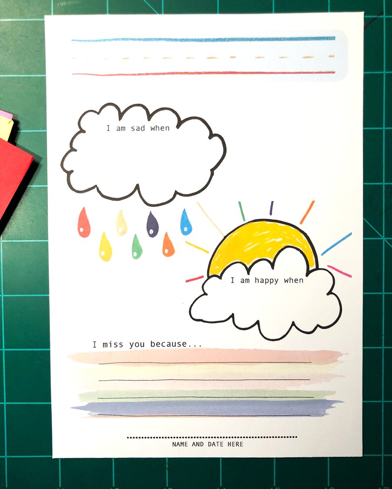 Kid's Stationery / Letter Writing Kit / Stationery for Etsy