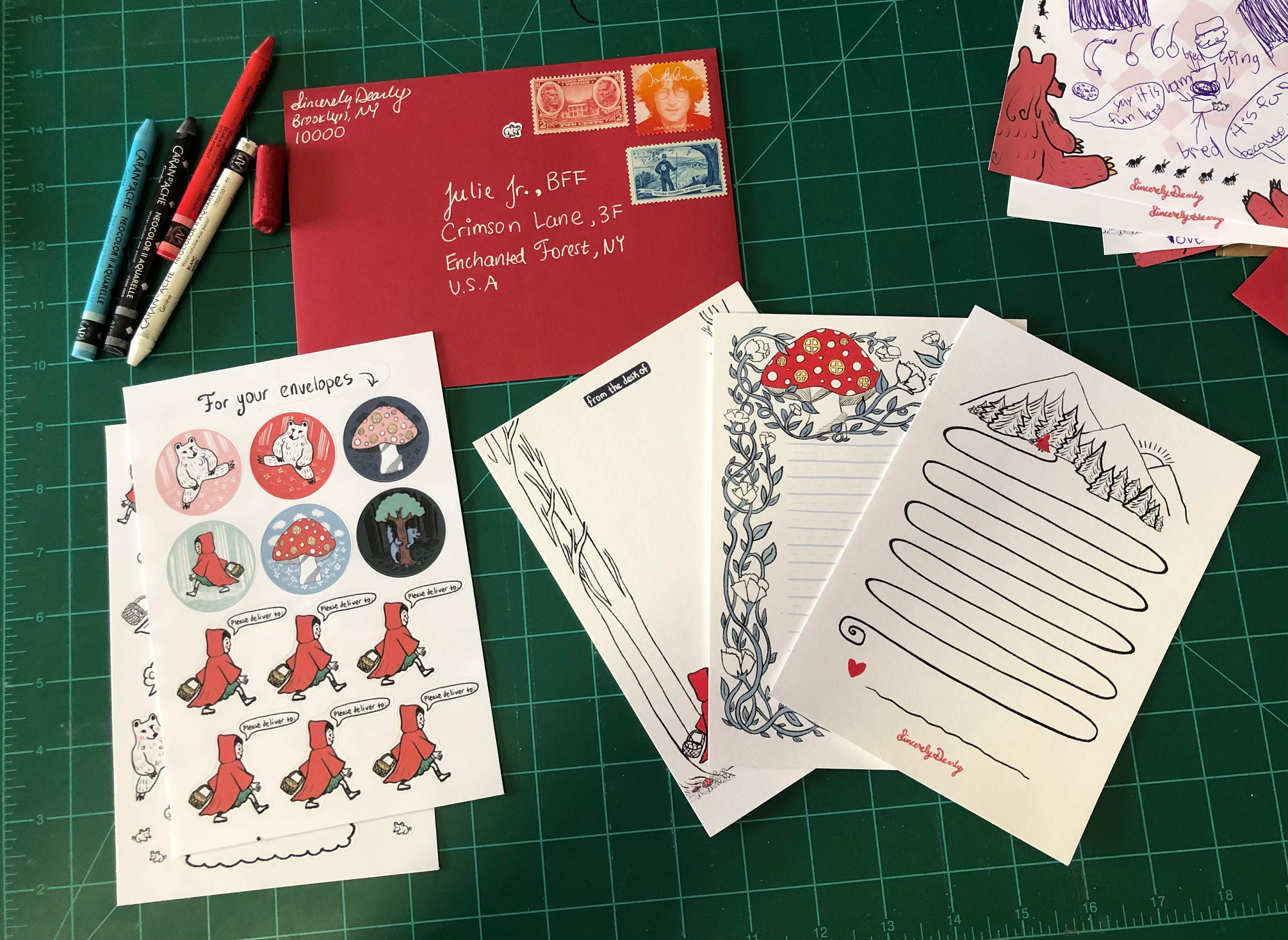 Letter Making Kit Sticker for Sale by LynseyGroverArt