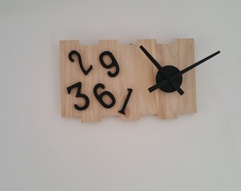 Horloge Bois De Palette Etsy