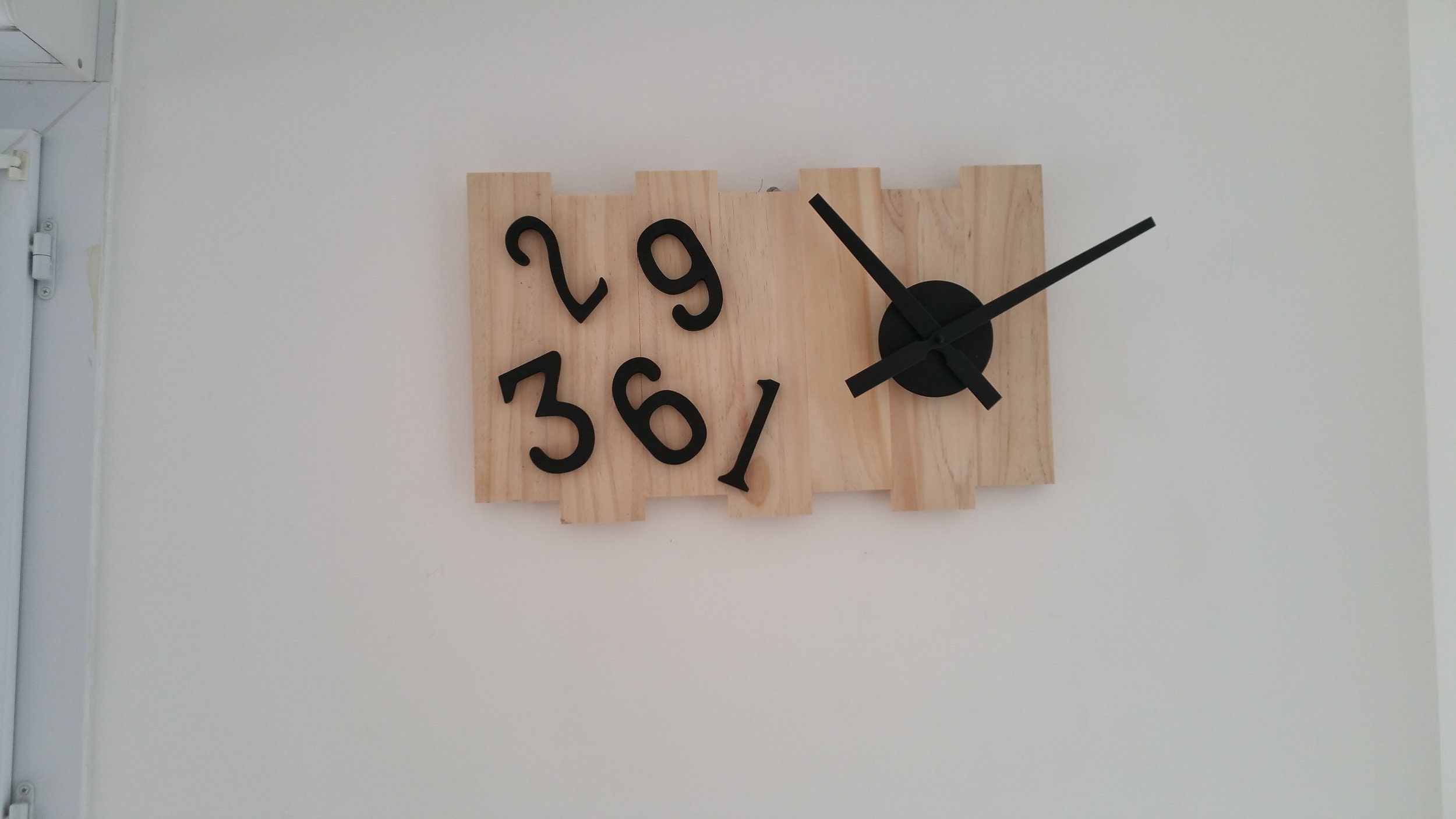 Horloge Murale sur Palette, Cadeau Noel, Homme, Deco Maison