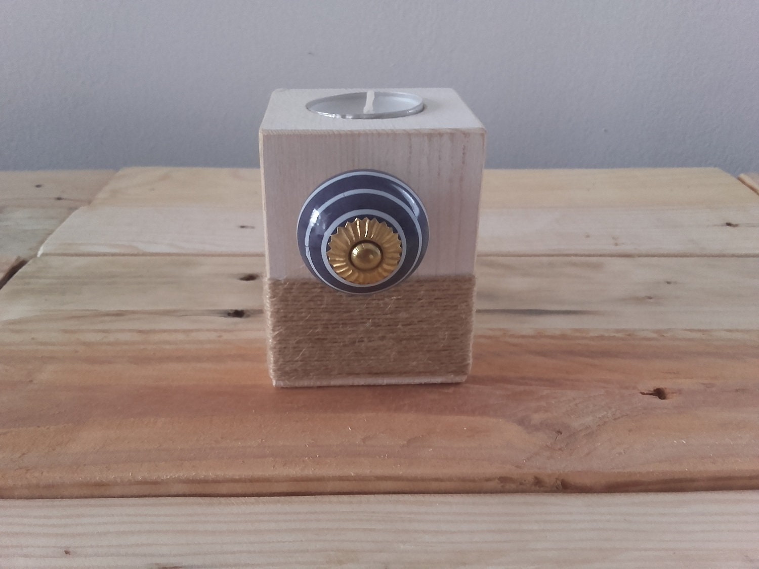 Bougeoir Bois Création, Petit Prix, Photophore Bois, Deco Noel