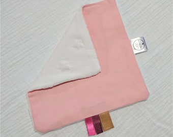 Personnalisé Bébé Gris Lune et étoiles couette taggy TAGGIE Tag Couverture