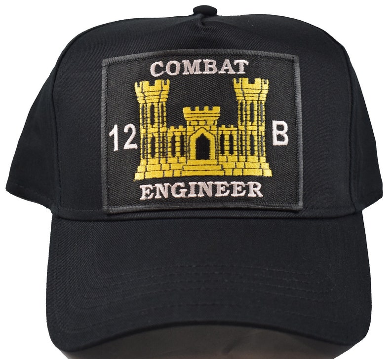 US Army 12B Combat Engineer Sapper Hat Black Veteran Owned Etsy