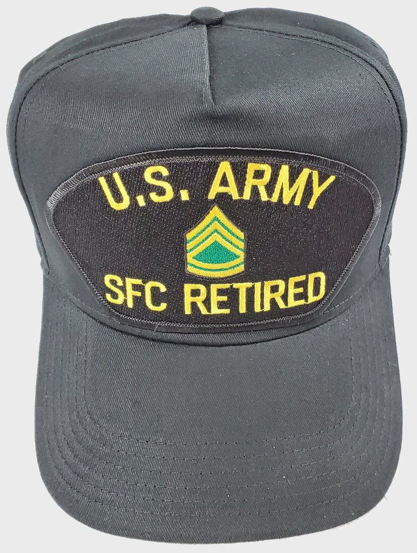 SFC Retired E-7 Rank Hat Cap 