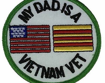 War and Operation Embroidered Military Patch Vietnam War W01S14E