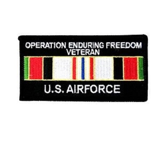 Usaf Air Force Operation Enduring Freedom Veteran Patch Etsy