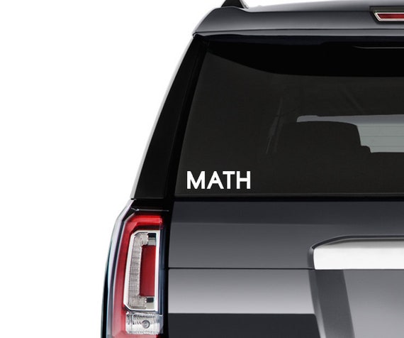 Andrew Yang 2020 YangGang White Vinyl Decal Sticker Car Laptop President MATH