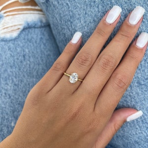 Oval shop anniversary ring