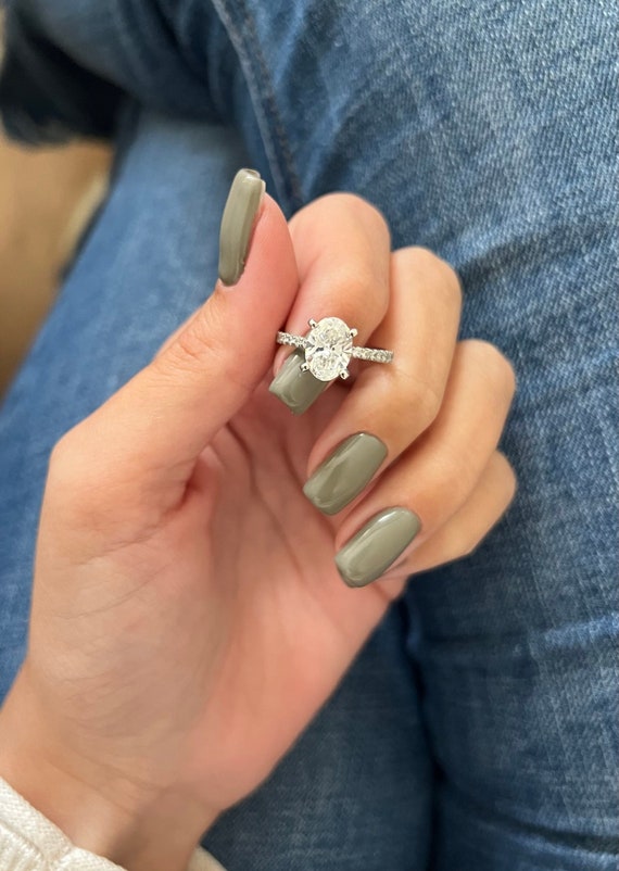 Kite Cut Engagement Ring | Ouros Jewels