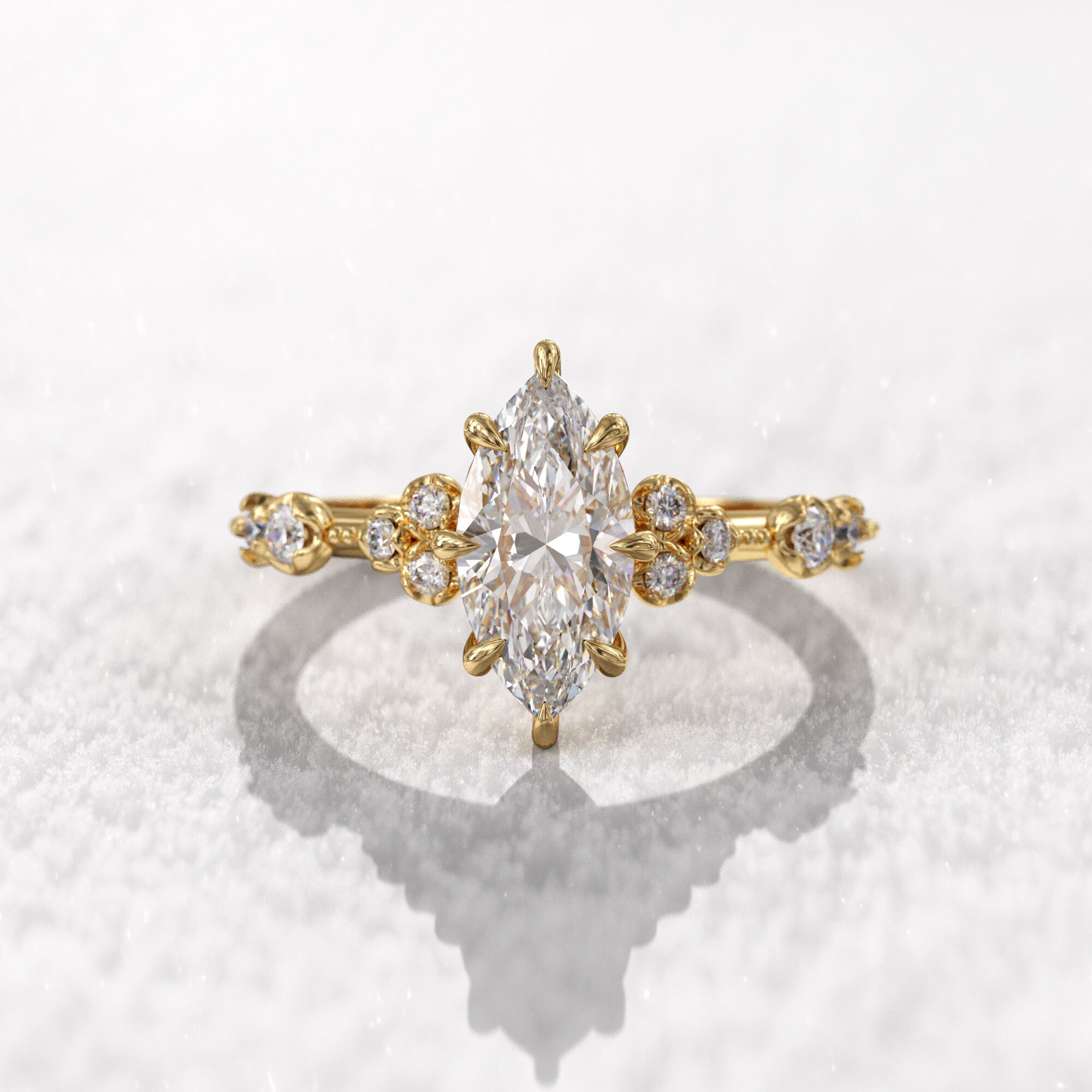 Iris marquise sale ring